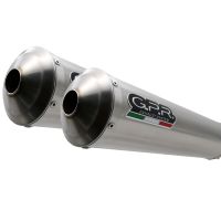 Egzoz ile uyumlu Yamaha MT-01 2005-2011, Inox Tondo, Homologe sistem Double Susturucu ve özel bağlantı borusu 