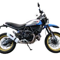 Egzoz ile uyumlu Ducati Scrambler 800 Urban Motard 2021-2023, Albus Ceramic, Onaylı egzoz, bağlantı borusu ve çıkarılabilir db öldürücü dahil Avrupa DIŞI pazarlar için yasal 