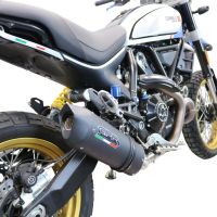 Egzoz ile uyumlu Ducati Scrambler 800 Desert Sled -DS Fasthouse 2021-2024, Furore Nero, Onaylı egzoz, bağlantı borusu ve çıkarılabilir db öldürücü dahil Avrupa DIŞI pazarlar için yasal 