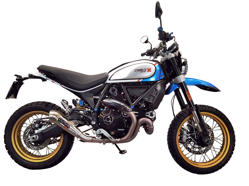 Egzoz ile uyumlu Ducati Scrambler 800 Nightshift -Urban Motard 2021-2022, Powercone Evo, Onaylı egzoz, bağlantı borusu ve çıkarılabilir db öldürücü dahil Avrupa DIŞI pazarlar için yasal 