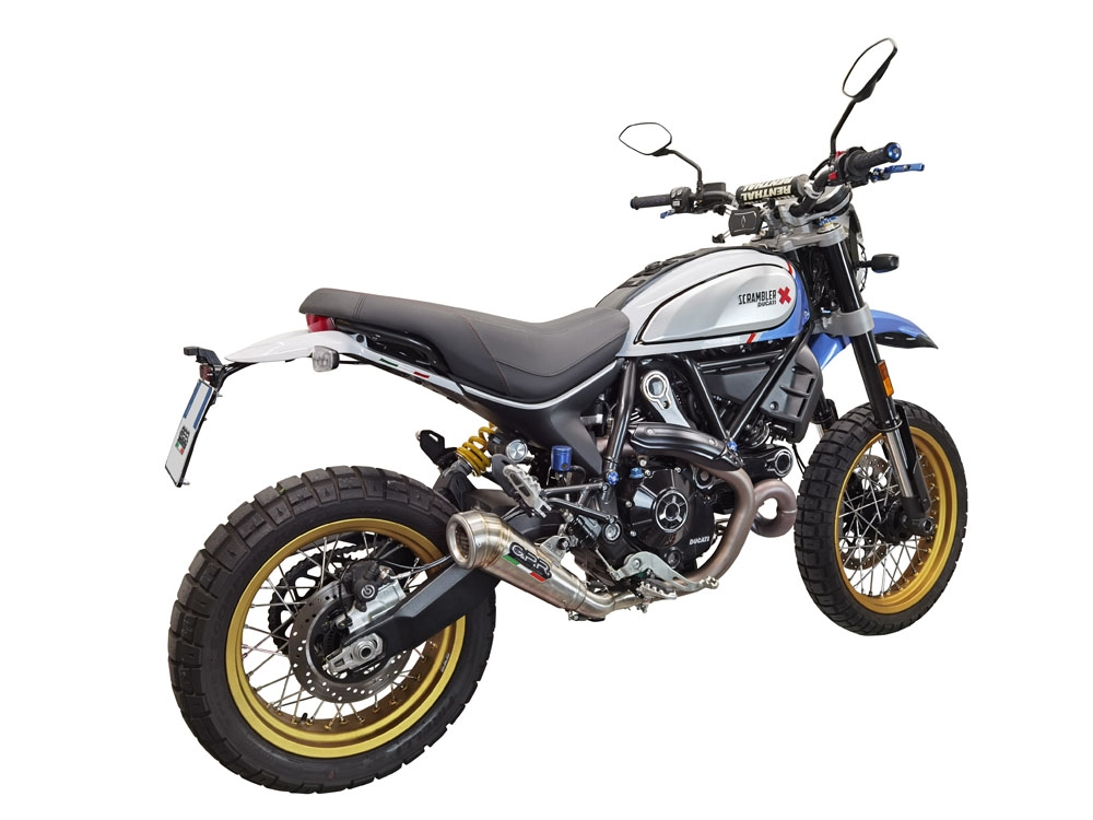 Egzoz ile uyumlu Ducati Scrambler 800 Nightshift -Urban Motard 2021-2022, Powercone Evo, Onaylı egzoz, bağlantı borusu ve çıkarılabilir db öldürücü dahil Avrupa DIŞI pazarlar için yasal 
