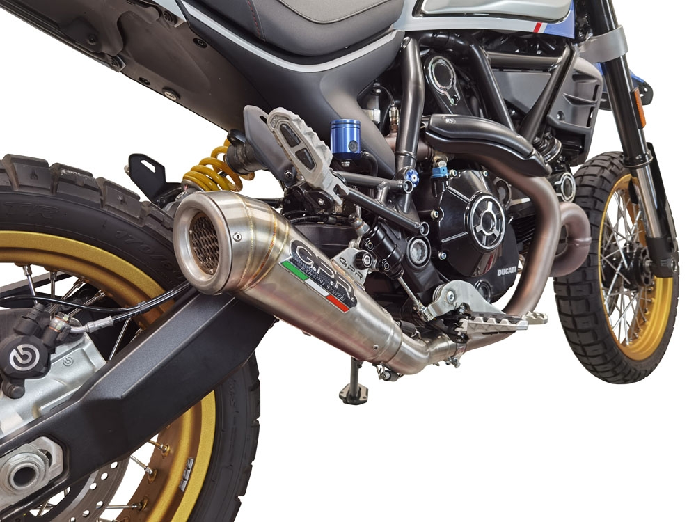Egzoz ile uyumlu Ducati Scrambler 800 Nightshift -Urban Motard 2021-2022, Powercone Evo, Onaylı egzoz, bağlantı borusu ve çıkarılabilir db öldürücü dahil Avrupa DIŞI pazarlar için yasal 