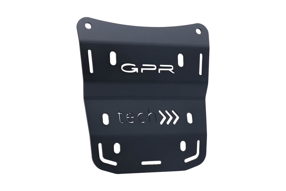 GPR TECH compatible with  Ducati Multistrada V4 / V4S / V4S Sport 1100 2021/2024 GPR TECH Top case in aluminum, black color with specific plate included Capacity 45 LT.