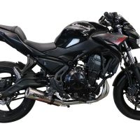 Exhaust compatible with Kawasaki Z 650 2017-2020, M3 Inox , full system exhaust legal for UK and non-EU countries including removable db killer 