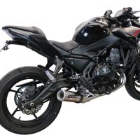 Exhaust compatible with Kawasaki Z 650 2017-2020, M3 Inox , full system exhaust legal for UK and non-EU countries including removable db killer 