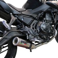 Exhaust compatible with Kawasaki Z 650 2017-2020, M3 Inox , full system exhaust legal for UK and non-EU countries including removable db killer 