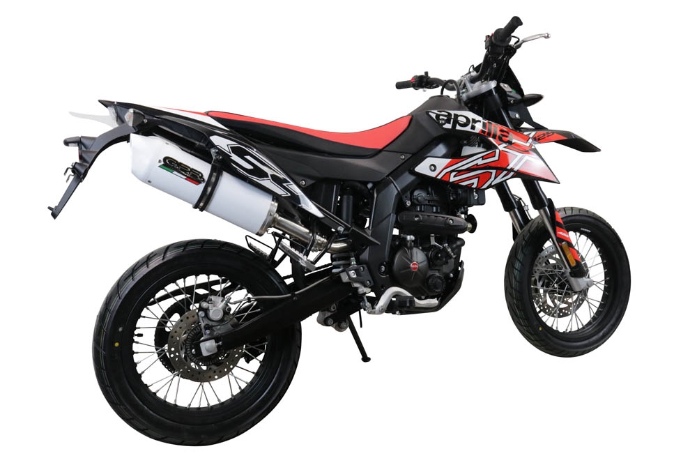 Egzoz ile uyumlu Aprilia Rx 125 2021-2024, Albus Evo4, Onaylı egzoz, bağlantı borusu ve çıkarılabilir db öldürücü dahil Avrupa DIŞI pazarlar için yasal 