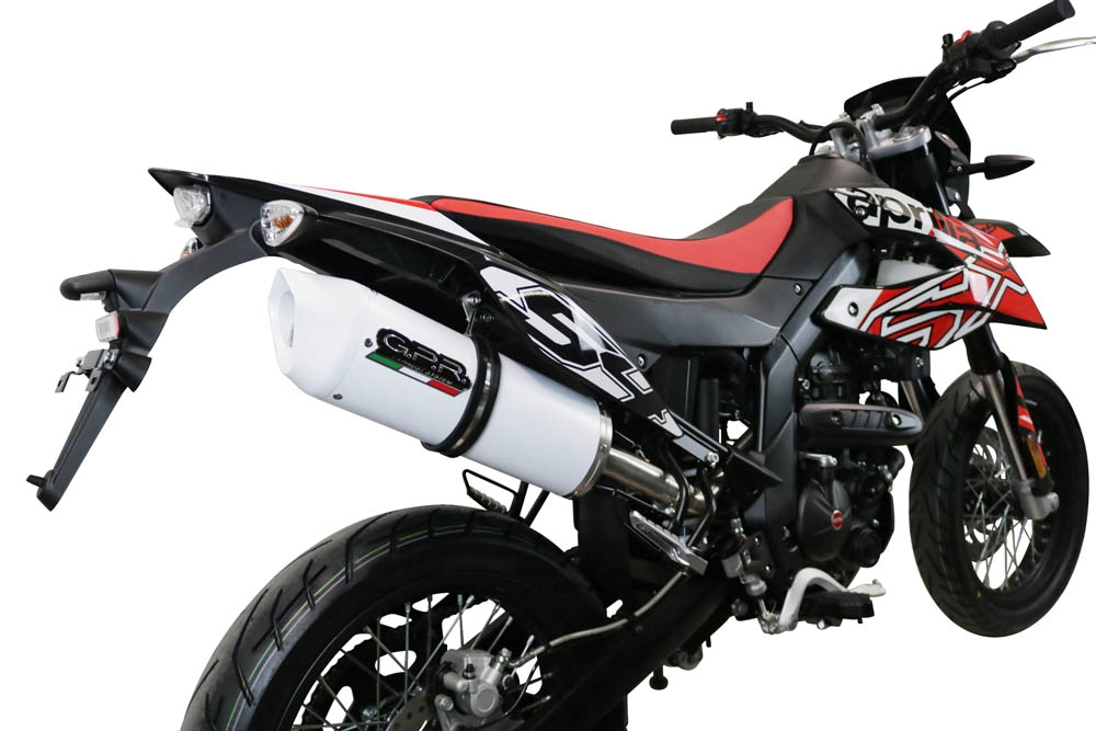 Egzoz ile uyumlu Aprilia Rx 125 2021-2024, Albus Evo4, Onaylı egzoz, bağlantı borusu ve çıkarılabilir db öldürücü dahil Avrupa DIŞI pazarlar için yasal 