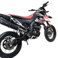 Egzoz ile uyumlu Aprilia Rx 125 2021-2024, Furore Evo4 Nero, Onaylı egzoz, bağlantı borusu ve çıkarılabilir db öldürücü dahil Avrupa DIŞI pazarlar için yasal 