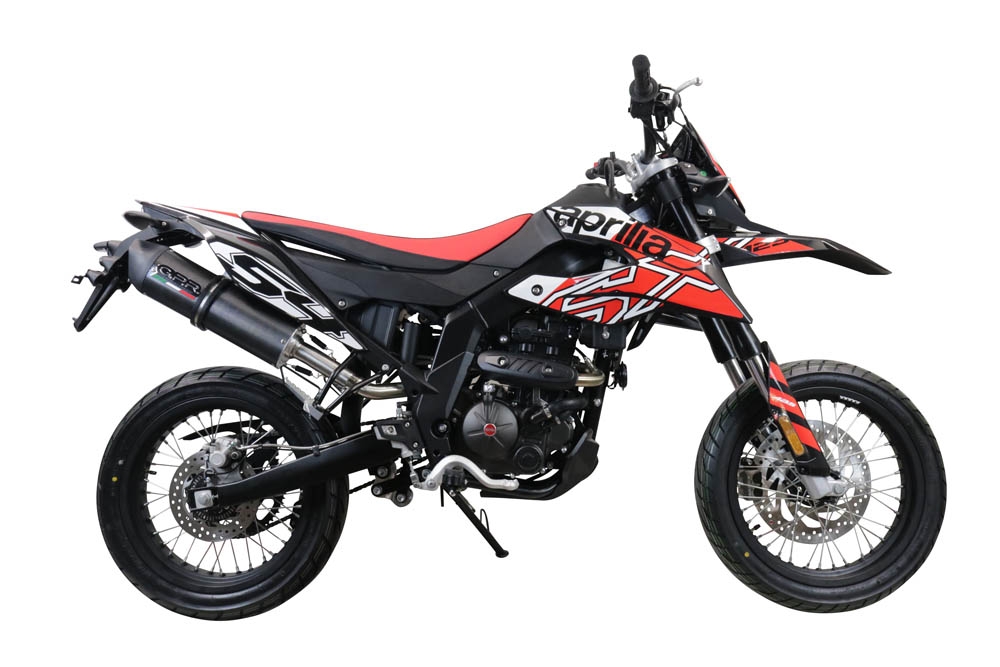 Egzoz ile uyumlu Aprilia Rx 125 2021-2024, Furore Evo4 Poppy, Onaylı egzoz, bağlantı borusu ve çıkarılabilir db öldürücü dahil Avrupa DIŞI pazarlar için yasal 