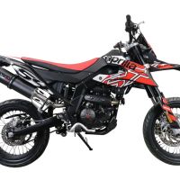 Egzoz ile uyumlu Aprilia Rx 125 2021-2024, Furore Evo4 Poppy, Onaylı egzoz, bağlantı borusu ve çıkarılabilir db öldürücü dahil Avrupa DIŞI pazarlar için yasal 