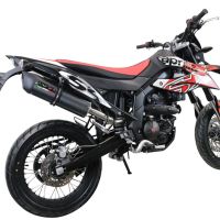 Egzoz ile uyumlu Aprilia Rx 125 2021-2024, Furore Evo4 Poppy, Onaylı egzoz, bağlantı borusu ve çıkarılabilir db öldürücü dahil Avrupa DIŞI pazarlar için yasal 