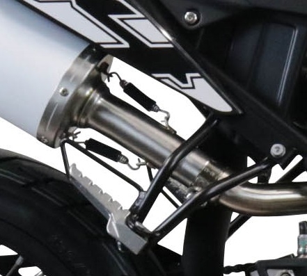 Egzoz ile uyumlu Aprilia Rx 125 2021-2024, Albus Evo4, Onaylı egzoz, bağlantı borusu ve çıkarılabilir db öldürücü dahil Avrupa DIŞI pazarlar için yasal 
