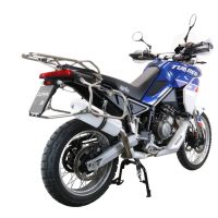 Egzoz ile uyumlu Aprilia Tuareg 660 2021-2024, Albus Evo4, Egzoz yasal, onaylı, çıkarılabilir db killer ve bağlantı borulu susturucu 