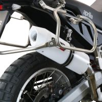 Egzoz ile uyumlu Aprilia Tuareg 660 2021-2024, Albus Evo4, Egzoz yasal, onaylı, çıkarılabilir db killer ve bağlantı borulu susturucu 