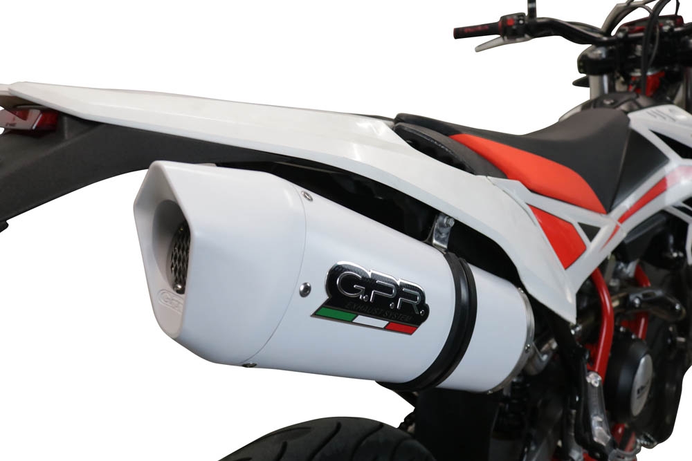 Egzoz ile uyumlu Beta RR 125 4T Enduro 2019-2020, Albus Evo4, Onaylı egzoz, bağlantı borusu ve çıkarılabilir db öldürücü dahil Avrupa DIŞI pazarlar için yasal 