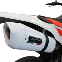 Egzoz ile uyumlu Beta RR 125 4T Enduro 2019-2020, Albus Evo4, Onaylı egzoz, bağlantı borusu ve çıkarılabilir db öldürücü dahil Avrupa DIŞI pazarlar için yasal 