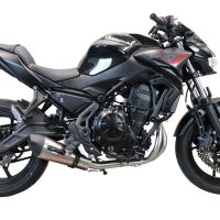 Egzoz GPR ile uyumlu  Kawasaki Z 650 2017-2020, New Grand Prix Evo Titanium, Yalnızca gürültü için onaylanan sistem, AB dışındaki pazarlar için geçerlidir Tam hat, susturucu artı toplayıcı 