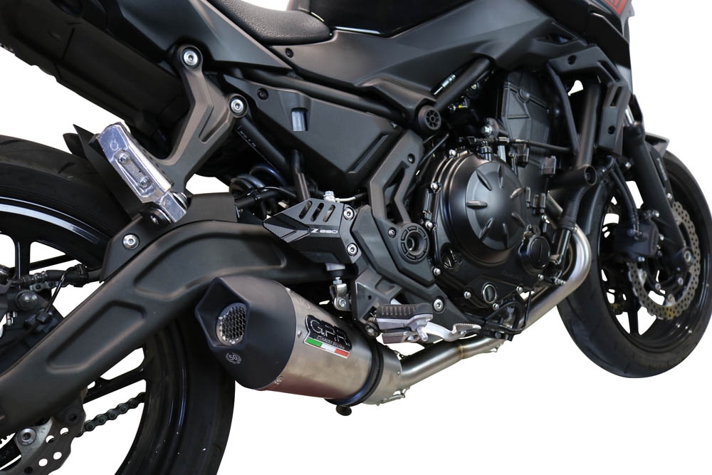 Egzoz GPR ile uyumlu  Yamaha Mt-07  2017-2020, New Grand Prix Evo Titanium, Yalnızca gürültü için onaylanan sistem, AB dışındaki pazarlar için geçerlidir Tam hat, susturucu artı toplayıcı 