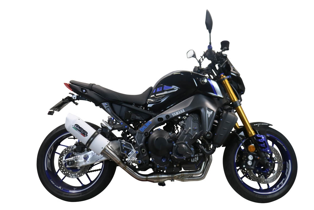 Exhaust compatible with Yamaha Mt-09 2021-2023, Albus Evo4, full system exhaust legal for UK and non-EU countries including removable db killer 