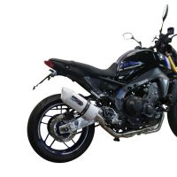 Exhaust compatible with Yamaha Mt-09 2021-2023, Albus Evo4, full system exhaust legal for UK and non-EU countries including removable db killer 