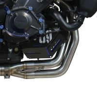 Egzoz ile uyumlu Yamaha Mt-09 2021-2024, Powercone Evo, Yalnızca gürültü için onaylanan sistem, AB dışındaki pazarlar için geçerlidir Tam hat, susturucu artı toplayıcı 