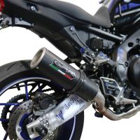 Exhaust compatible with Yamaha Mt-09 2021-2023, M3 Black Titanium, full system exhaust legal for UK and non-EU countries including removable db killer 
