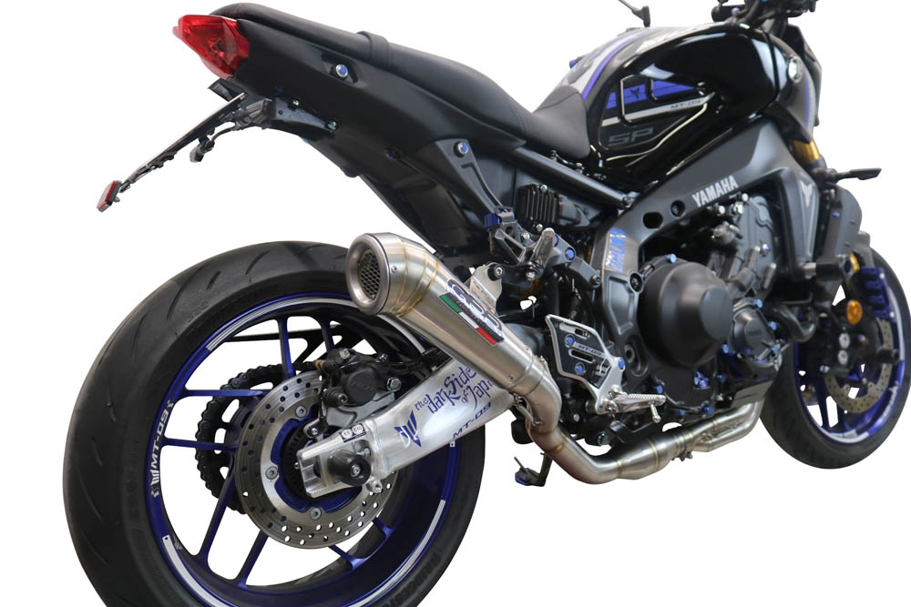 Egzoz ile uyumlu Yamaha Mt-09 2021-2024, Powercone Evo, Yalnızca gürültü için onaylanan sistem, AB dışındaki pazarlar için geçerlidir Tam hat, susturucu artı toplayıcı 