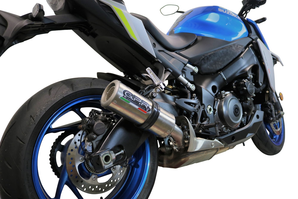 Egzoz ile uyumlu Suzuki Gsx-S 1000 F 2021-2025, M3 Inox , Egzoz yasal, onaylı, çıkarılabilir db killer ve bağlantı borulu susturucu 
