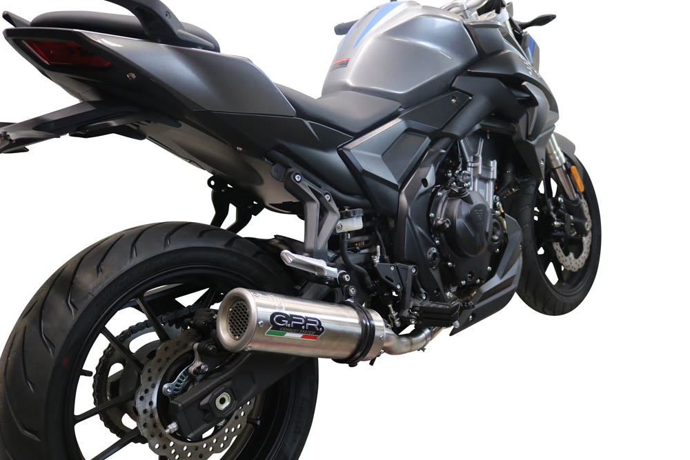 Egzoz ile uyumlu Voge 500DS 2021-2024, M3 Inox , Egzoz yasal, onaylı, çıkarılabilir db killer ve bağlantı borulu susturucu 