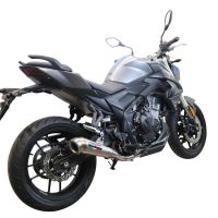 Egzoz ile uyumlu Voge 500DSX 2021-2024, Powercone Evo, Yarış Sistemi Susturucu ve özel bağlantı borusu 