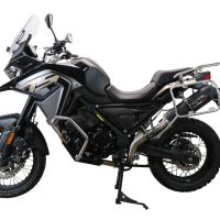 Egzoz ile uyumlu Voge 650DSX 2021-2024, Furore Evo4 Nero, Onaylı egzoz, bağlantı borusu ve çıkarılabilir db öldürücü dahil Avrupa DIŞI pazarlar için yasal 