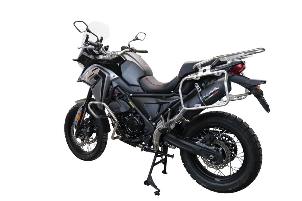 Egzoz ile uyumlu Voge 650DSX 2021-2024, Furore Evo4 Nero, Onaylı egzoz, bağlantı borusu ve çıkarılabilir db öldürücü dahil Avrupa DIŞI pazarlar için yasal 