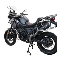Egzoz ile uyumlu Voge 650DSX 2021-2024, Furore Evo4 Nero, Onaylı egzoz, bağlantı borusu ve çıkarılabilir db öldürücü dahil Avrupa DIŞI pazarlar için yasal 