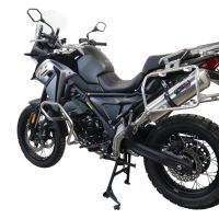Egzoz ile uyumlu Voge 650DSX 2021-2024, Satinox , Yalnızca gürültü için onaylanan sistem, AB dışındaki pazarlar için geçerlidirSusturucu ve özel bağlantı borusu 