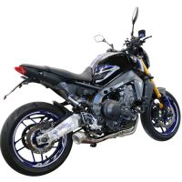 Egzoz ile uyumlu Yamaha Mt-09 2021-2024, Powercone Evo, Yalnızca gürültü için onaylanan sistem, AB dışındaki pazarlar için geçerlidir Tam hat, susturucu artı toplayıcı 