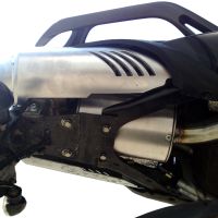 Egzoz ile uyumlu Yamaha Fz6 600-Fazer S1-S2 2004-2013, Titanium Ghost, Egzoz yasal, onaylı, çıkarılabilir db killer ve bağlantı borulu susturucu 