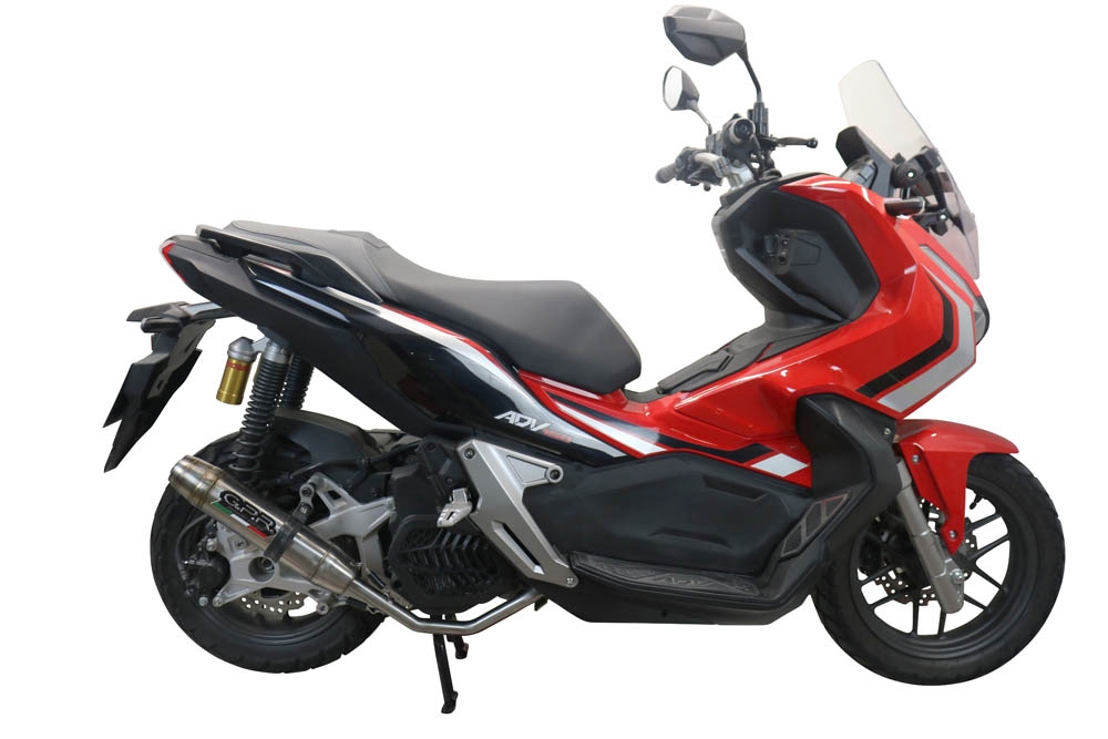 Egzoz ile uyumlu Honda X-Adv 150 2020-2023, Deeptone Inox, Homologe edilmemiş dbkiller ile yarış sistemi Tam hat, susturucu artı toplayıcı 