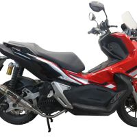 Egzoz ile uyumlu Honda X-Adv 150 2020-2023, Deeptone Inox, Homologe edilmemiş dbkiller ile yarış sistemi Tam hat, susturucu artı toplayıcı 
