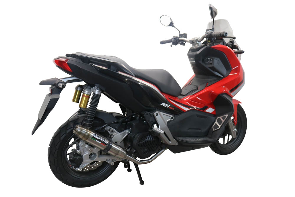 Egzoz ile uyumlu Honda X-Adv 150 2020-2023, Deeptone Inox, Homologe edilmemiş dbkiller ile yarış sistemi Tam hat, susturucu artı toplayıcı 