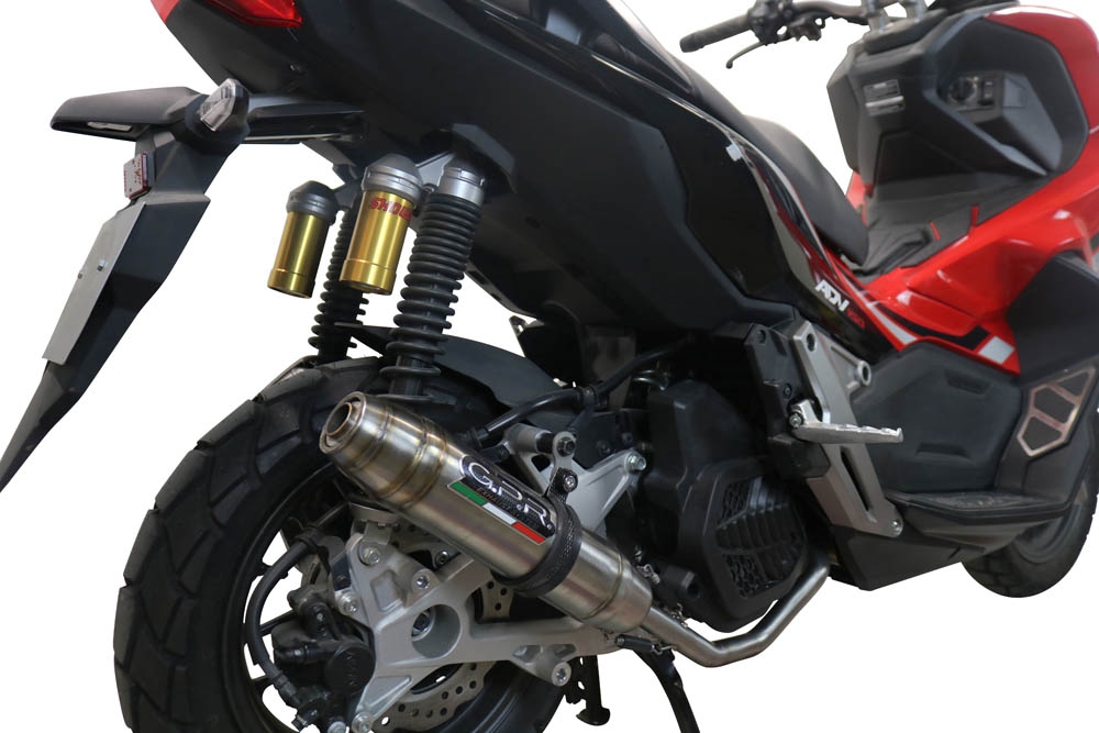 Egzoz ile uyumlu Honda X-Adv 150 2020-2023, Deeptone Inox, Homologe edilmemiş dbkiller ile yarış sistemi Tam hat, susturucu artı toplayıcı 