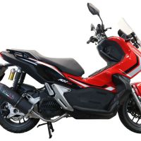 Egzoz ile uyumlu Honda X-Adv 150 2020-2023, Furore Nero, Homologe edilmemiş dbkiller ile yarış sistemi Tam hat, susturucu artı toplayıcı 