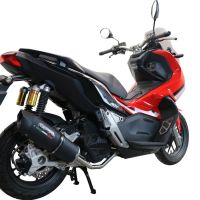 Egzoz ile uyumlu Honda X-Adv 150 2020-2023, Furore Nero, Homologe edilmemiş dbkiller ile yarış sistemi Tam hat, susturucu artı toplayıcı 