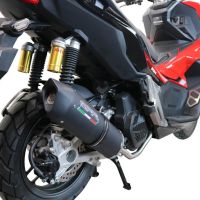 Egzoz ile uyumlu Honda X-Adv 150 2020-2023, Furore Nero, Homologe edilmemiş dbkiller ile yarış sistemi Tam hat, susturucu artı toplayıcı 