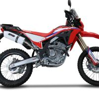 Egzoz ile uyumlu Honda Crf 300 L - Rally 2021-2024, Albus Ceramic, Onaylı egzoz, bağlantı borusu ve çıkarılabilir db öldürücü dahil Avrupa DIŞI pazarlar için yasal 