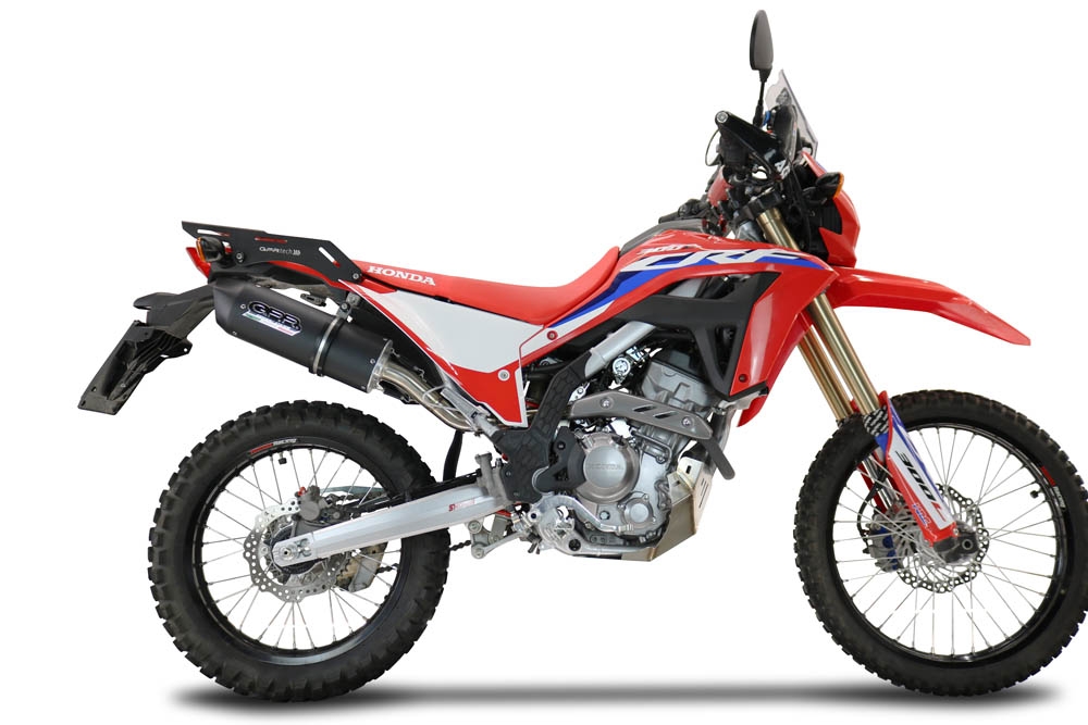 Egzoz ile uyumlu Honda Crf 300 L - Rally 2021-2024, Furore Nero, Onaylı egzoz, bağlantı borusu ve çıkarılabilir db öldürücü dahil Avrupa DIŞI pazarlar için yasal 