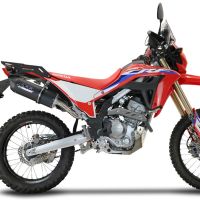 Egzoz ile uyumlu Honda Crf 300 L - Rally 2021-2024, Furore Nero, Onaylı egzoz, bağlantı borusu ve çıkarılabilir db öldürücü dahil Avrupa DIŞI pazarlar için yasal 