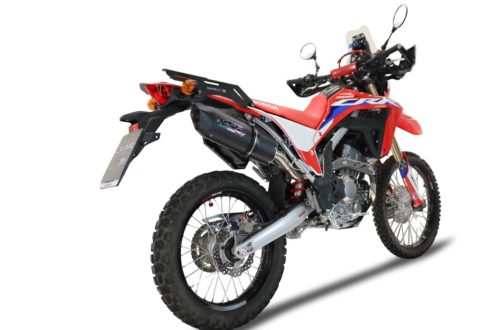 Egzoz ile uyumlu Honda Crf 300 L - Rally 2021-2024, Furore Nero, Onaylı egzoz, bağlantı borusu ve çıkarılabilir db öldürücü dahil Avrupa DIŞI pazarlar için yasal 