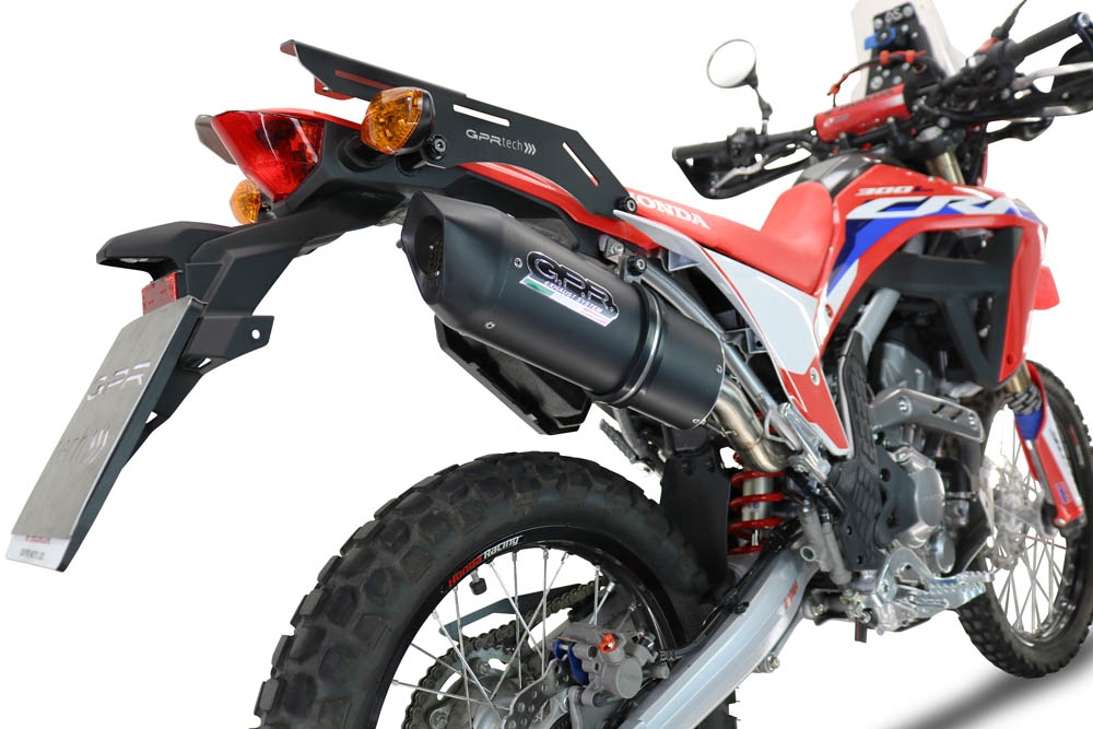 Egzoz ile uyumlu Honda Crf 300 L - Rally 2021-2024, Furore Nero, Onaylı egzoz, bağlantı borusu ve çıkarılabilir db öldürücü dahil Avrupa DIŞI pazarlar için yasal 