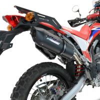 Egzoz ile uyumlu Honda Crf 300 L - Rally 2021-2024, Furore Nero, Onaylı egzoz, bağlantı borusu ve çıkarılabilir db öldürücü dahil Avrupa DIŞI pazarlar için yasal 